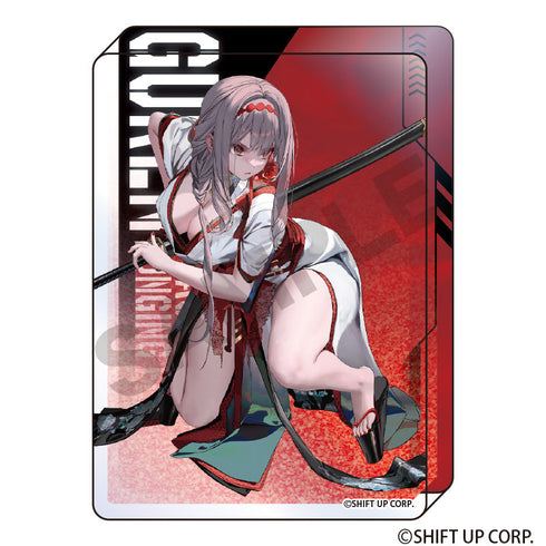 『勝利の女神:NIKKE』グリッターオイルインアクリルブロック 紅蓮:ブラックシャドウ
